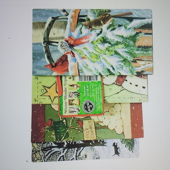 - 😀 - ☃️WINTER WONDER TRI-PAD MEMO NOTE PADS, SET OF 4!! Retail $29.99 - Picture 14 of 14